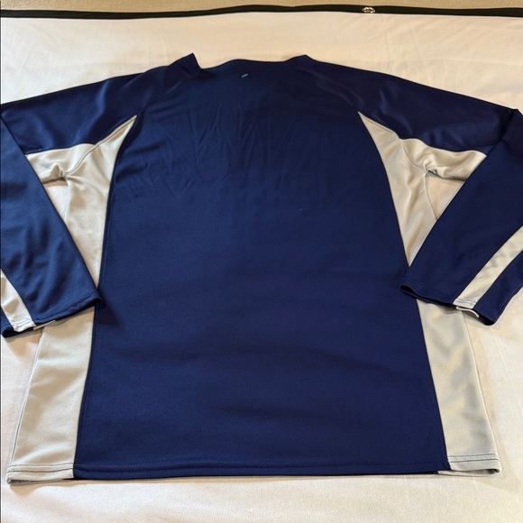 Edmonton Oilers Jersey Navy and Gray Oilers Long Sleeve Shirt - Picture 9 of 9